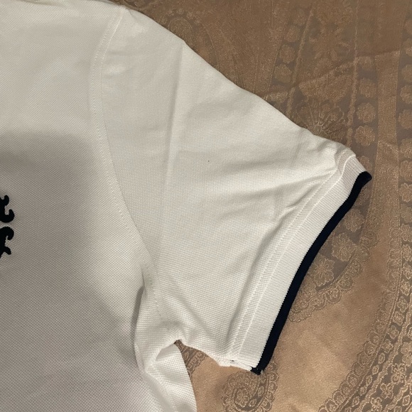 Roberto Cavalli Men Cotton White Polo Sz L - Picture 6 of 8